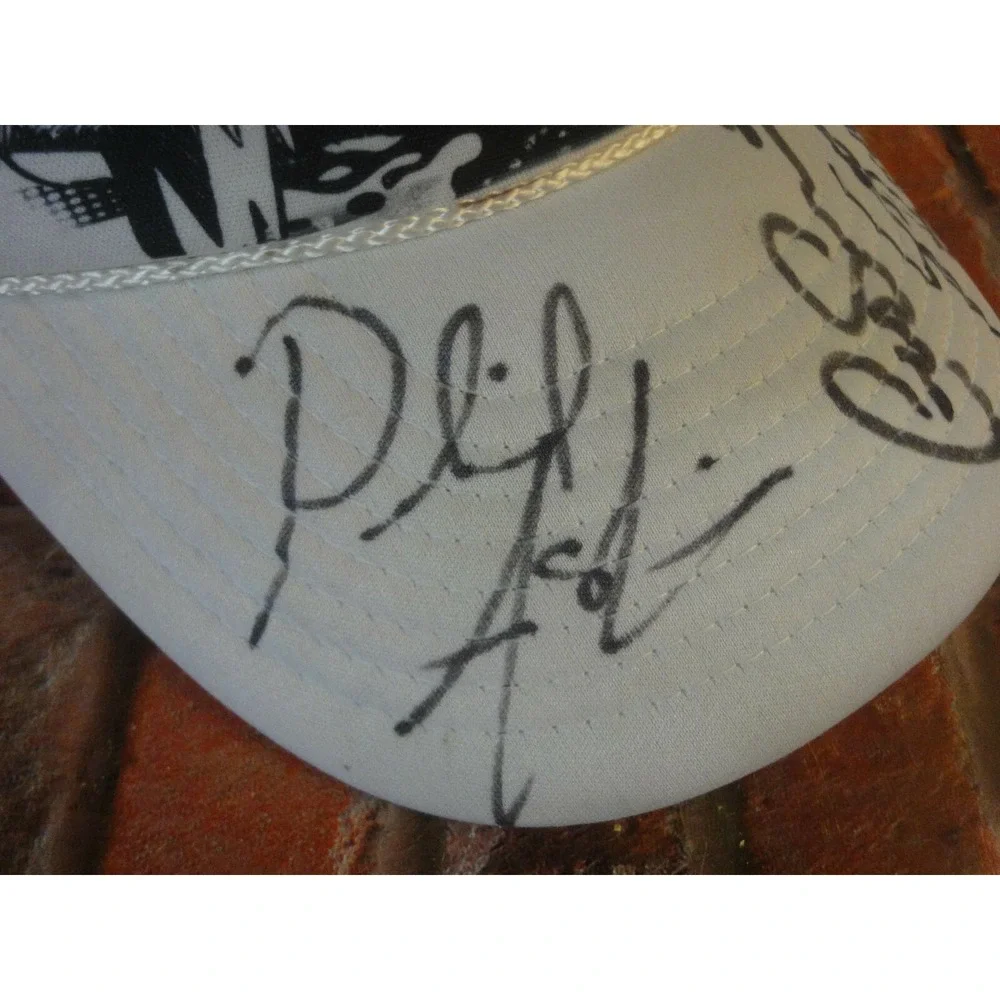 Rockstar Energy Drink Trucker ball Hat Cap‎ Snapback autographed signed Rusty